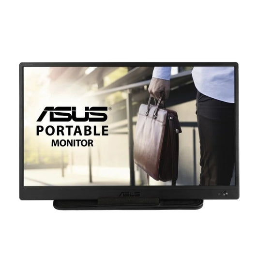 Asus ZenScreen MB165B Monitor Portatil 15.6" LED WSXGA 60Hz 16:9 - Respuesta 10ms - Alimentado por USB - Pivotable - Soporte Integrado - Funda Plegable