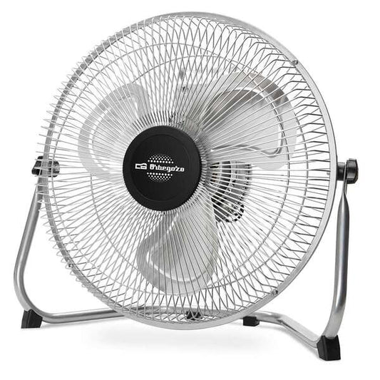 Orbegozo PW 1230 Ventilador Industrial Potente y Seguro - 3 Velocidades de Ventilacion - Motor Eficiente y Bajo Consumo - Rejilla de Proteccion - Asa de Transporte - Base Estable