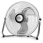 Orbegozo PW 1245 Ventilador Industrial Potente y Seguro - 3 Velocidades de Ventilacion - Motor Eficiente y Bajo Consumo - Rejilla de Proteccion - Asa de Transporte - Base Estable