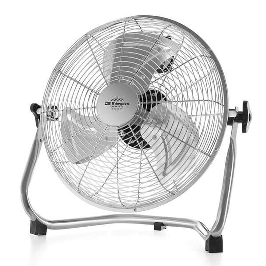 Orbegozo PW 1332 Ventilador Industrial - Potente y Seguro - Aspas de 30cm - 3 Velocidades - Sistema Antivuelco - Asa de Transporte - Cabezal Orientable