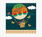Pictura Tarjeta Arabesque - 16x16cm - Tematica Globo Aerostatico - Tarjeta Triptica sin Envoltorio - Incluido Sobre Blanco - Papel con Certificacion FSC