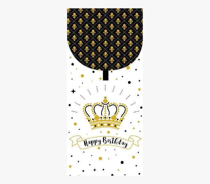 Pictura Tarjeta Money Cards - 9.6x21.3cm - Diseño Elegante con Tematica de Corona - Incluye Sobre Blanco - Certificacion FSC - Ideal para Regalar Dinero o Entradas