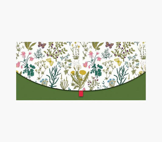 Pictura Tarjeta Money Cards - Formato Horizontal - Tematica de Flores - 21.3x9.6cm - Embolsada Individualmente - Incluye Sobre Blanco - Papel con Certificacion FSC