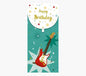 Pictura Tarjeta Money Cards - Tarjeta de Regalo Vertical - Tematica Guitarra - 9.6x21.3cm - Embolsada Individualmente en Celofan - Incluido Sobre Blanco - Papel con Certificacion FSC