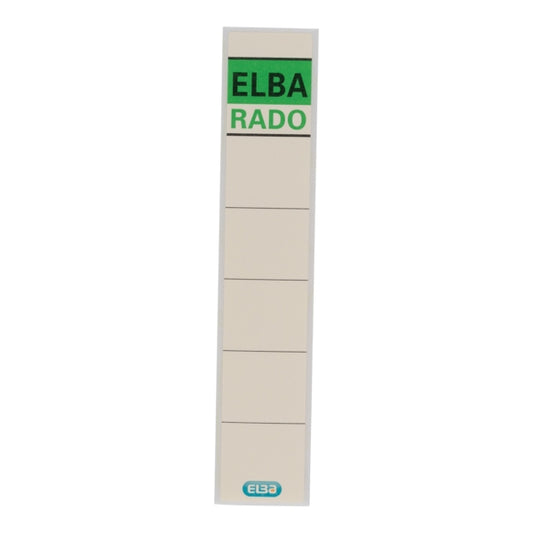 Elba Etiquetas Adhesivas L50mm - Facil de Pegar - Tamaño de 50mm - Ideal para Organización - Color Beige