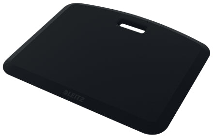 Leitz Ergo Cosy Alfombrilla Antifatiga - Ayuda a Reducir la Fatiga - Mejora la Circulacion - Para Usar con Calcetines o Descalzo - Color Gris Oscuro