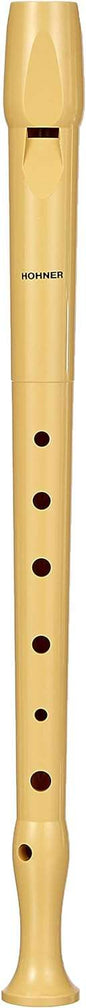 Hohner Flauta Dulce - Fabricada en Plastico - Ideal para los mas Pequeños - Incluye Funda - Color Crema