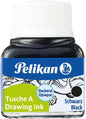 Pelikan 523 N17 Tinta China 10ml - Tinta de Alta Calidad - Resistente al Agua - Ideal para Dibujo y Caligrafia - Color Negro