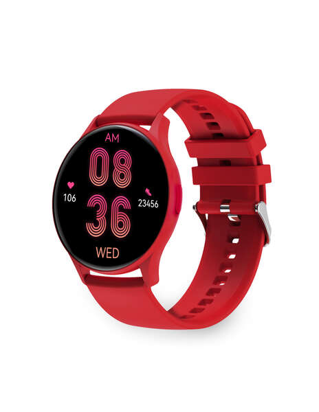 Ksix Core Smartwatch - Pantalla AMOLED 1,43? - Autonomia 5 Dias - Modos Deporte y Salud, Llamadas, Asistentes de voz - Sumergible - Color Rojo