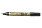 Pilot Super Color Rotulador Permanente - Punta de 4,5mm de Poliacetal - Tinta muy Densa y Opaca - Cuerpo Metalico - Color Oro - Cantidad: 12