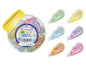 Bismark Mini Cinta Correctora Pastel 5mm x 5m - Correccion Instantanea - No Deja Huella en Fotocopias - Cantidad: 48
