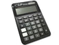 Ingraf CD-2720-12 Calculadora de 12 Digitos - 4 Teclas de Memoria - Tecla de Doble Cero - Calculo de Porcentaje - Tecla de Suma Extragrande - Tecla de Margen de Costes - Alimentacion Solar y a Pilas - Color Negro
