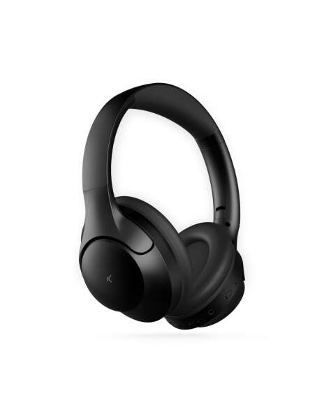 Ksix Odissey Auriculares Inalambricos - ANC + ENC - Micrófono - Autonomía 30h - Llamadas - Cable Jack 3,5 mm - Estuche - Color Negro