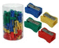 Bismark Afilalapiz de Plastico para Lapices Normales - Colores Surtidos - Cantidad: 72