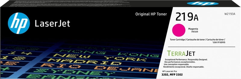 HP W2193A Magenta Cartucho de Toner Original - 219A