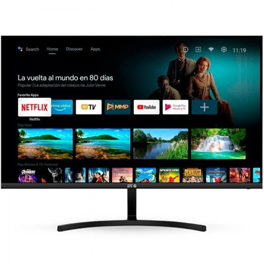 SPC Smart Monitor 27" VA FullHD 1080p WiFi, Bluetooth - Respuesta 16ms - Mando a Distancia - Altavoces Incorporados - 16:9 - USB 2.0, HDMI 1.4 - VESA 100x100mm