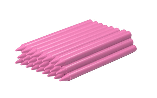 Jovi Plasticolor Estuche de 25 Ceras Plasticas - Resistentes - No Manchan - Agradable de Rayar - Acabado Brillante - Gran Duracion - Color Rosa