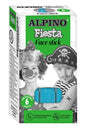 Alpino Fiesta Face Stick Pack con 6 Barritas de Pintura Facial - Sistema Retractil Giratorio - Se Lava con Agua - Testado Dermatologicamente - Color Azul Cyan