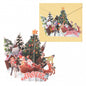 Dohe Village Tarjeta 3D de Felicitacion Navideña con Sobre - Tamaño 15x17,5cm - Impresas a todo Color