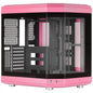 Mars Gaming MC-3T Caja Gaming Premium - Tres Paneles de Cristal Templado - Montaje Vertical de GPU - Capacidad para 10 Ventiladores - USB-C y USB 3.0 - Color Rosa