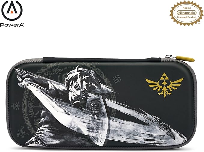 PowerA Estuche Slim para  Nintendo Switch Modelo Oled, Nintendo Switch y Nintendo Switch Lite - Battle-Ready Link