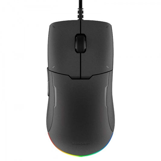 Xiaomi Gaming Mouse Lite Raton Gaming USB 6200dpi - Botones TTC Golden - Iluminacion RGB - Cable Trenzado 2m - Uso Diestro - Color Negro