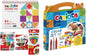 Carioca Color Set Pack con 12 Ceras, 12 Rotuladores y 12 Lapices de Colores + Bloc de Dibujo A4 - Colores Surtidos