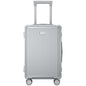 Xiaomi Aluminum Frame Maleta con Ruedas 24" - Asa Ajustable 4 Niveles - Cerradura TSA Doble - Estructura de Aluminio, Carcasa de Policarbonato - Color Plata