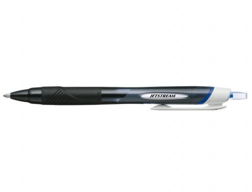 Uni-ball JetStream Sport SXN-150 Boligrafo de Tinta Pigmentada - Punta de Bola 1mm - Retractil - Secado Instantaneo - Ideal para Zurdos - Color Azul - Cantidad: 12