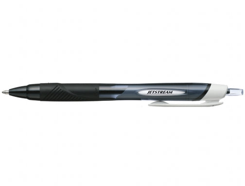Uni-ball JetStream Sport SXN-150 Boligrafo Retractil - Punta de Bola 1mm - Tinta Pigmentada Resistente al Agua y Luz - Secado Instantaneo - Color Negro - Cantidad: 12