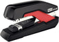 Rapid Supreme Omnipress SO30c Grapadora de Sobremesa Compacta - Hasta 30 Hojas - Grapado sin Esfuerzo - Color Negro/Rojo