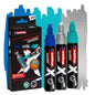 Edding X 6900 Oceano Pack de 3 Rotuladores Multisuperficie Permanentes de Tinta Opaca - Punta Bisela