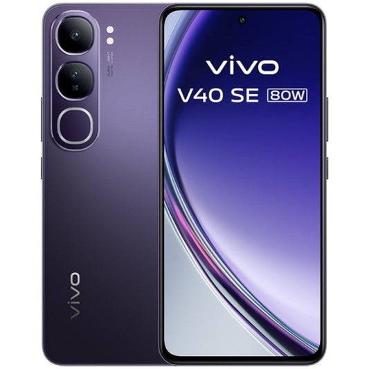 Vivo V40 SE 5G Smartphone Pantalla AMOLED 6.67" + Auriculares Vivo TWS 3e - 8GB - 256GB - Camara 50Mp - Bateria 5000mAh - Admite Carga de 80W - Color Negro