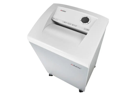 Dahle 606air Destructora de Papel Manual Microcorte P-6 - Destruye hasta 5 Hojas - Filtro Antipolvo CleanTEC® - Capacidad de la Papelera 60L - Ruedas Giratorias - Color Blanco