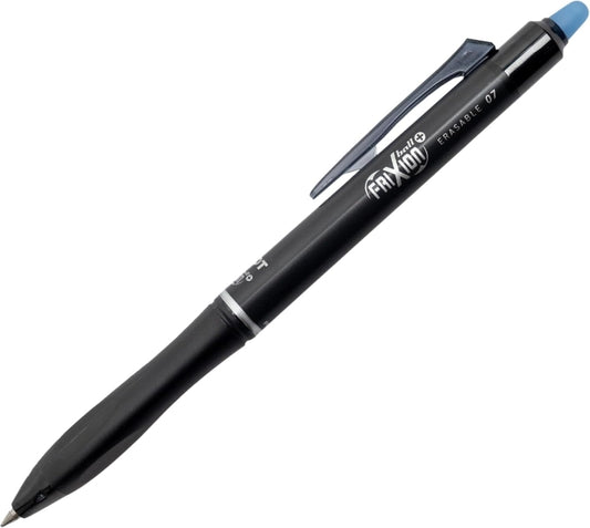 Pilot Frixion Ball Plus Boligrafo Borrable - Punta de 0.7mm y Trazo de 0.35mm - Recargables - 80% de Plastico Reclclado - Color Azul - Cantidad: 10