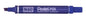 Pentel Pen N60 Rotulador Permanente - Punta Biselada Resistente y Duradera - Resistente a Agua y Luz - Color Azul - Cantidad: 12