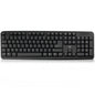 Ewent Teclado con Cable - Diseño Slim - Cable USB-A de 1.35m - Color Negro