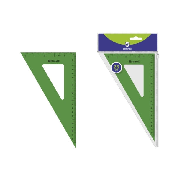 Bismark Cartabon Acrilico 25cm - Alta Calidad - Funda con Cierre - Color Verde