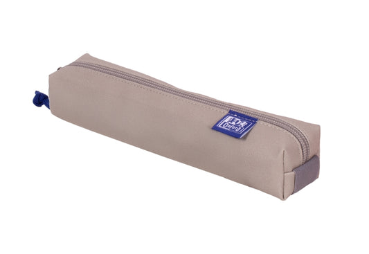 Oxford Kangoo & You Estuche Cuadrado Pequeño - Fabricados en Napa - Goma Elastica para unirlo al Cuaderno - Color Gris Piedra - Cantidad: 5