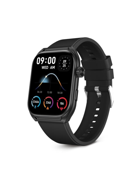 Ksix Urban Move Smartwatch - Pantalla AMOLED 2,06? AMOLED - Autonomia Hasta 5 Dias - Modos Deporte y Salud, Llamadas, Asistentes de voz - IP67 - Color Negro