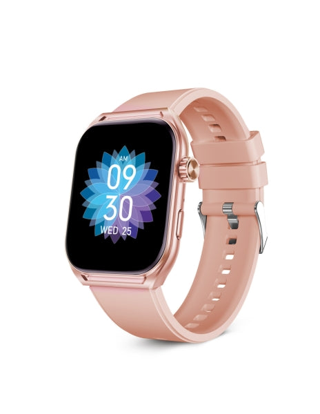 Ksix Urban Move Smartwatch - Pantalla AMOLED 2,06? AMOLED - Autonomia Hasta 5 Dias - Modos Deporte y Salud, Llamadas, Asistentes de voz - IP67 - Color Rosa