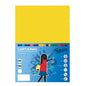 Fabrisa Pack de 50 Cartulinas 180 g/m² - Tamaño A4 - Color Amarillo Fuerte