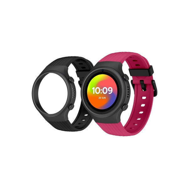 SPC Smartee 4G Junior Reloj Smartwatch Pantalla Redonda 1.2" - 4G - Localizacion GPS - Modo Colegio - Zonas de Seguridad - Resistencia IP68 - Color Rosa