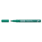 Pentel Pen N50S Rotulador Permanente - Punta Fina 3.18mm - Resistente a Agua y Luz - Color Verde - Cantidad: 12