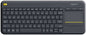 Logitech K400 Plus Teclado Inalambrico Touchpad - PC, TV - Color Negro