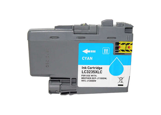 Brother LC3235XL/LC3233 Cyan Cartucho de Tinta Generico