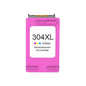 HP 304XL Color Cartucho de Tinta Remanufacturado - Muestra Nivel de Tinta