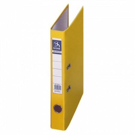 DOHE ARCHIVADOR PALANCA ARCHICOLOR A4 LOMO ESTRECHO RADO CARTÓN FORRADO PP AMARILLO