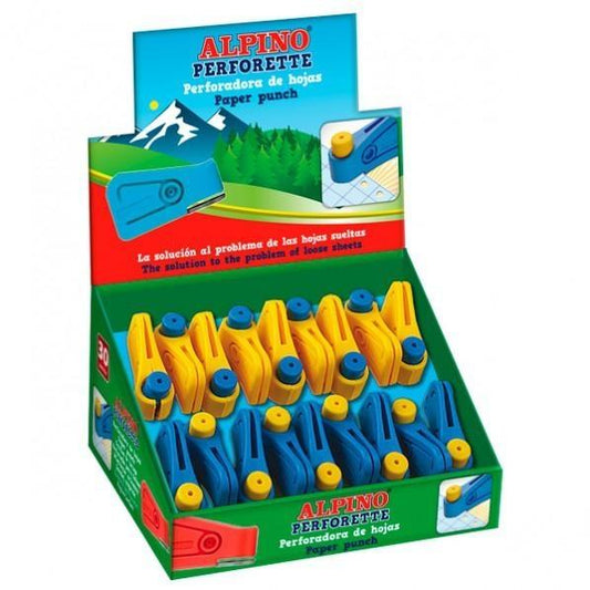 ALPINO TALADRO PERFORETTE 1 AGUJERO C/SURTIDOS 30UD