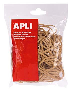 APLI GOMA ELÁSTICA MARRÓN CAUCHO 100X2MM 1KG